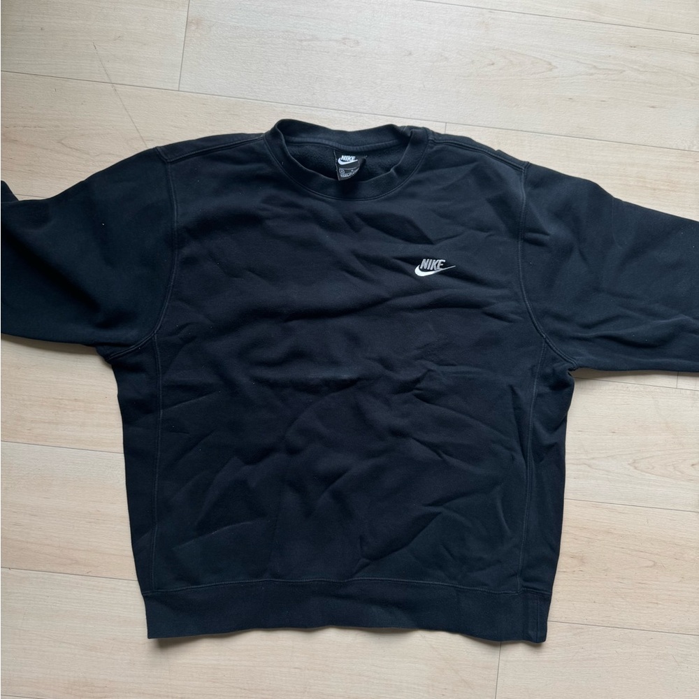 Nike Black Crewneck Sweater Classic Style